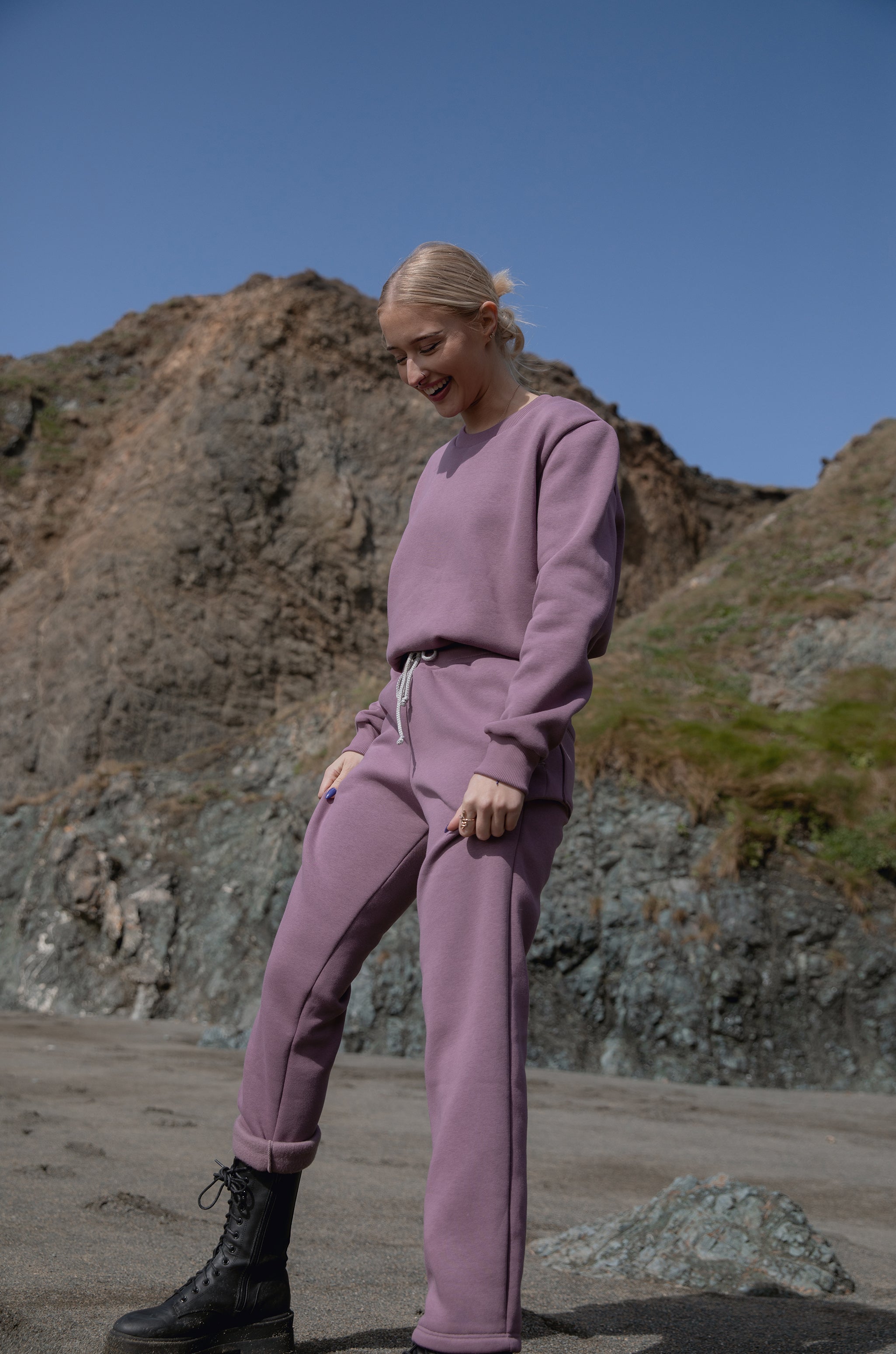 Mauve tracksuit cheap